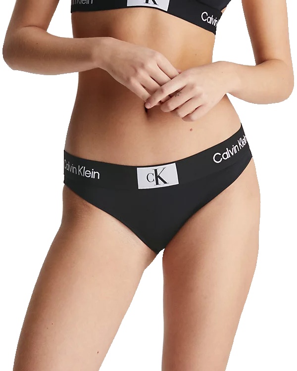 Levně Dámské plavky Calvin Klein KW0KW02353 KALHOTKY černé