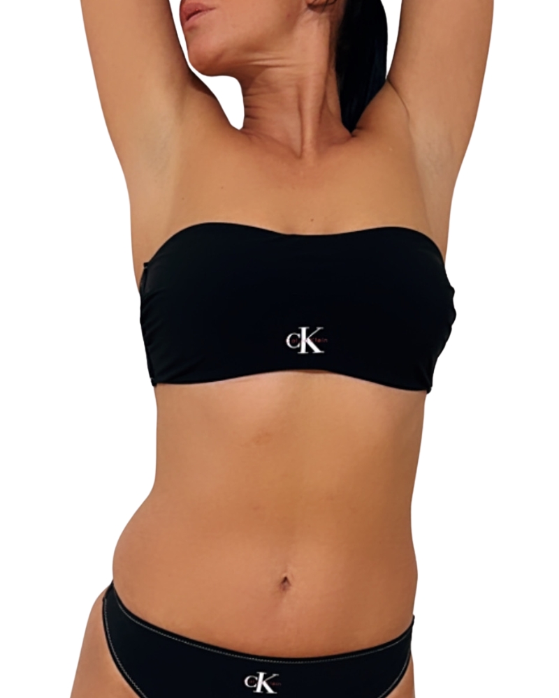 Dámské plavky Calvin Klein Q61101 BANDEAU