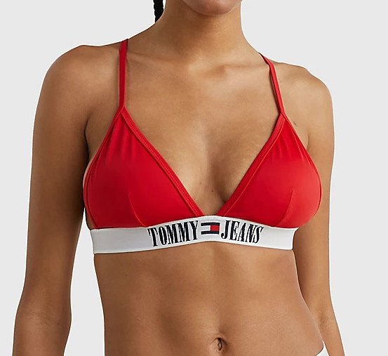 Levně Dámské plavky Tommy Hilfiger UW0UW04079 - podprsenka