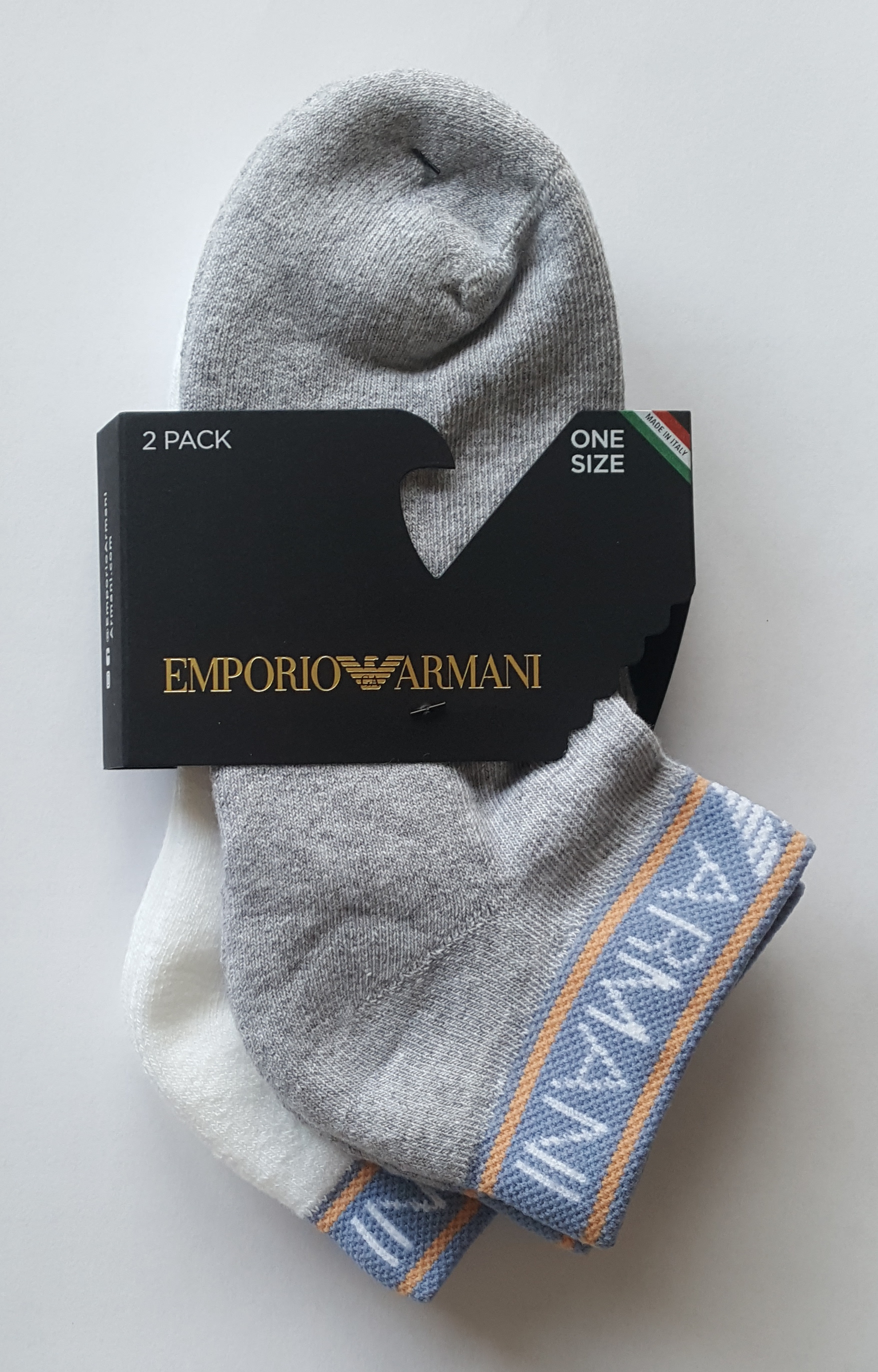 Levně Dámské ponožky Emporio Armani 292304 3R227 2 PÁRY
