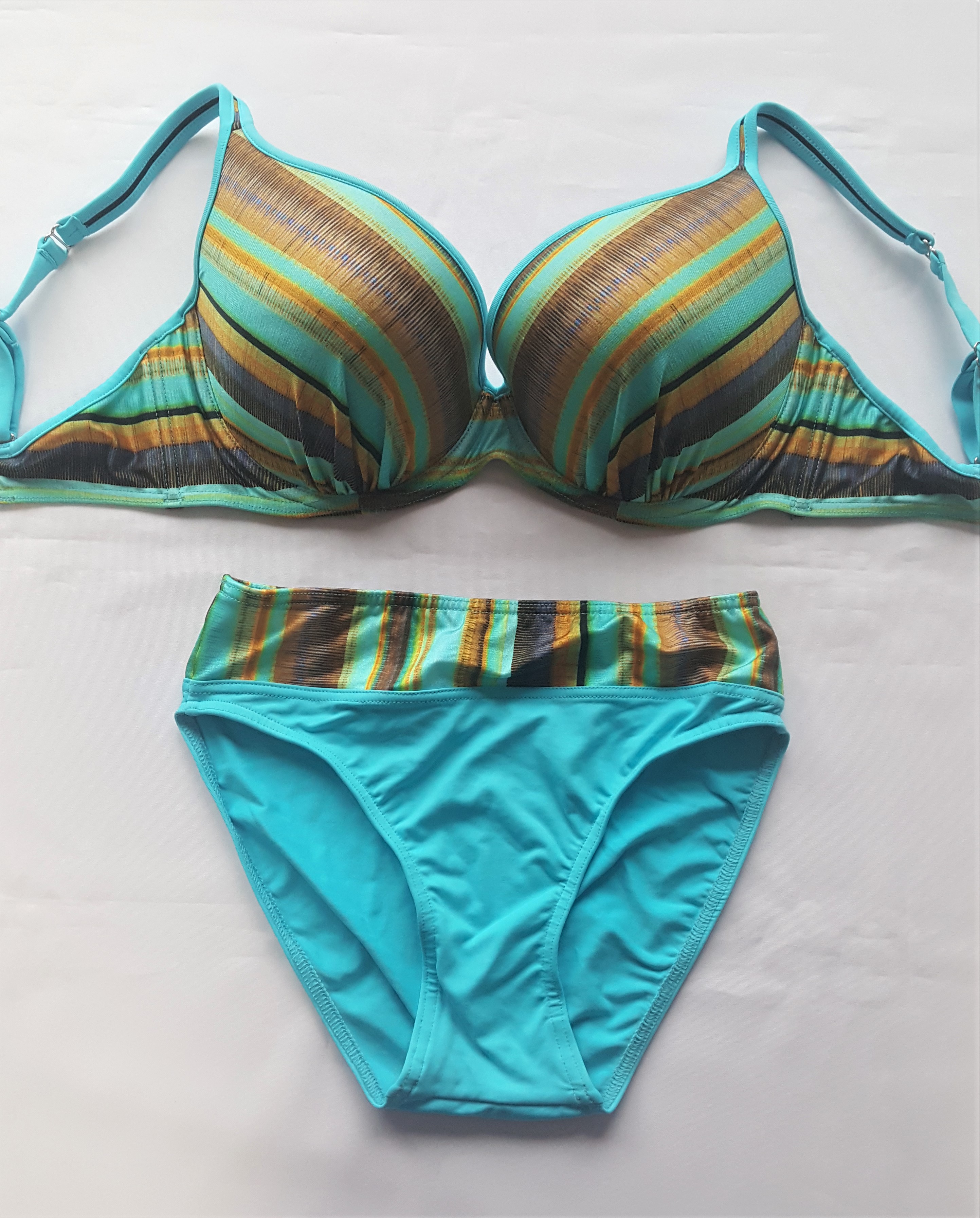 Dámské push-up plavky Fantasy Lilly modré