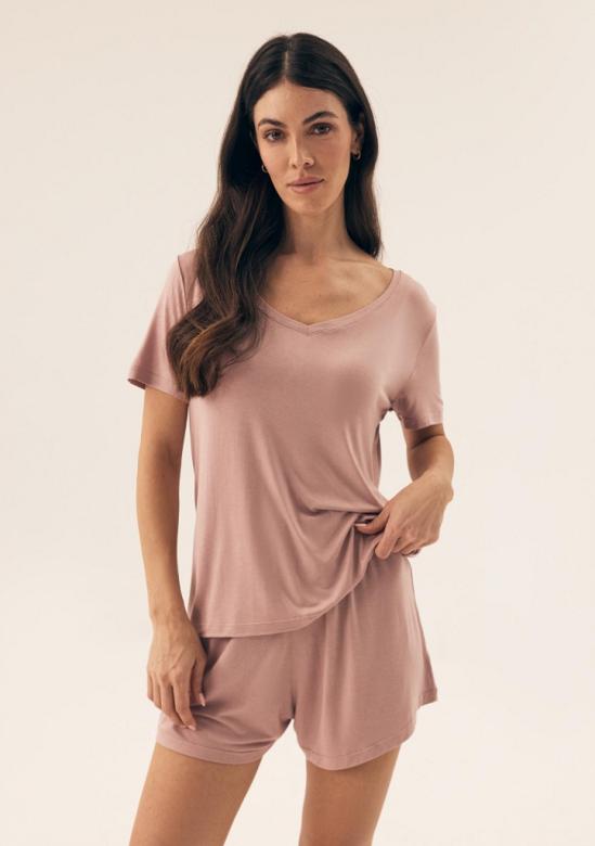 Dámské pyžamo Henderson 42409-39X | sv.hnědá | XL