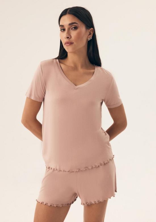 Dámské pyžamo Henderson 42679-08X | starorůžová1 | XL