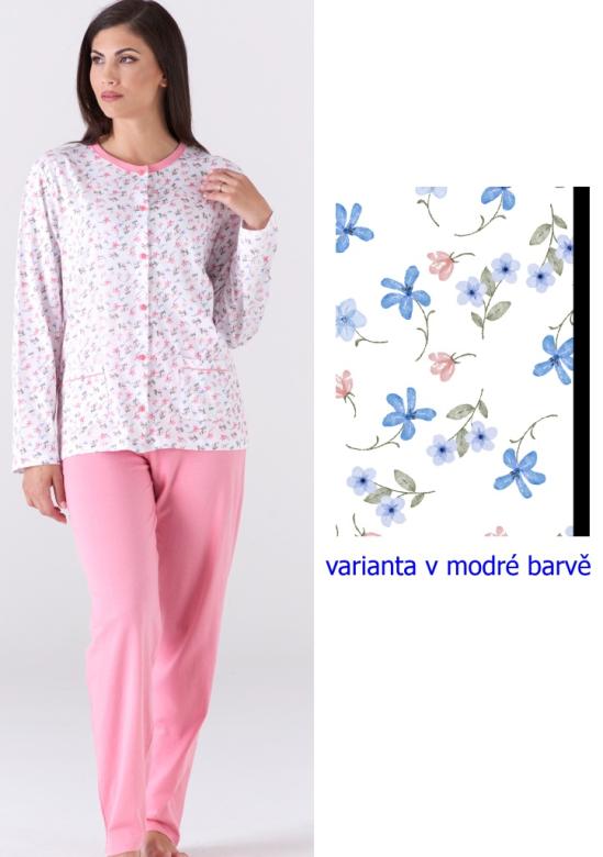 Dámské pyžamo KARELPIU KC6014 | modrá | 4XL