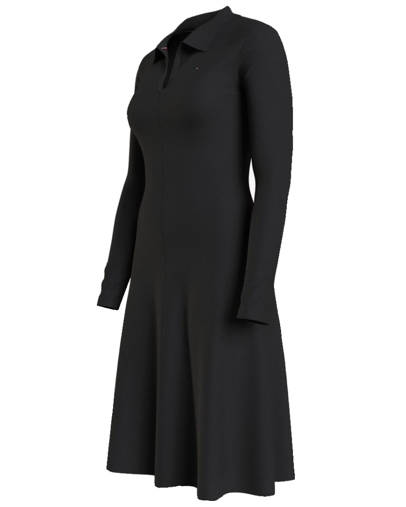 Levně Dámské šaty Tommy Hilfiger 76J3346 černé
