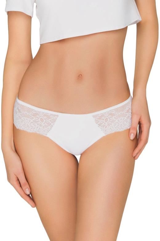 Dámské tanga Babell 159 bílé | bílé | M