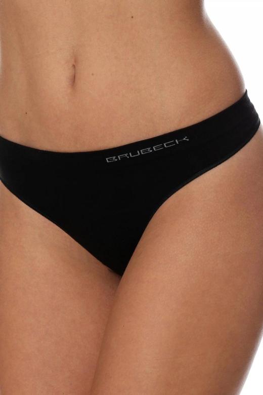 Dámské tanga Brubeck 00182A černé | černé | L