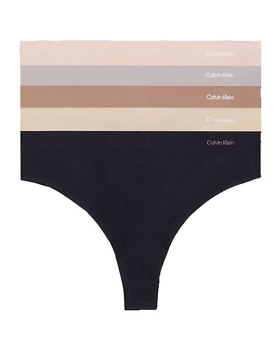 Dámské tanga Calvin Klein QD3556E 5 kusů