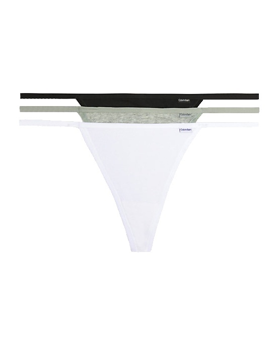 Dámské tanga Calvin Klein QD5070E 3 KUSY