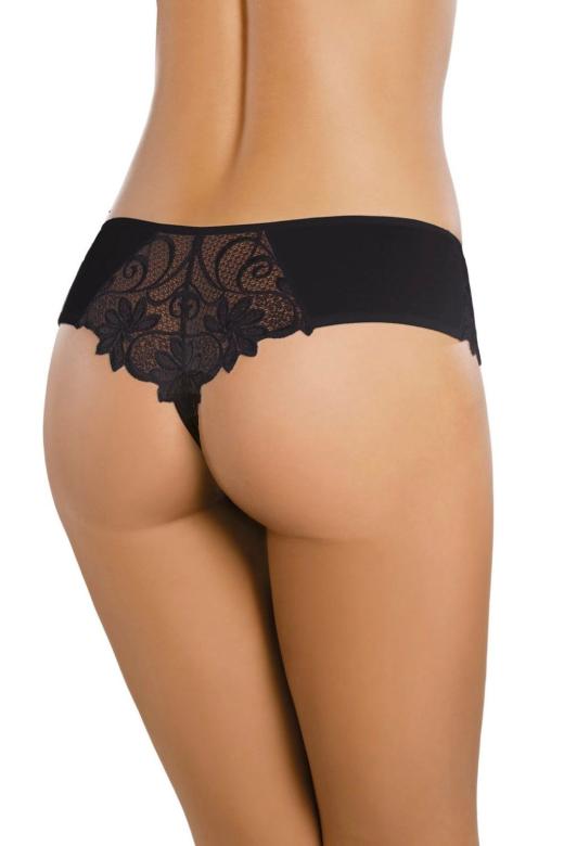 Dámské tanga Gabidar 134 černé | černé | XL
