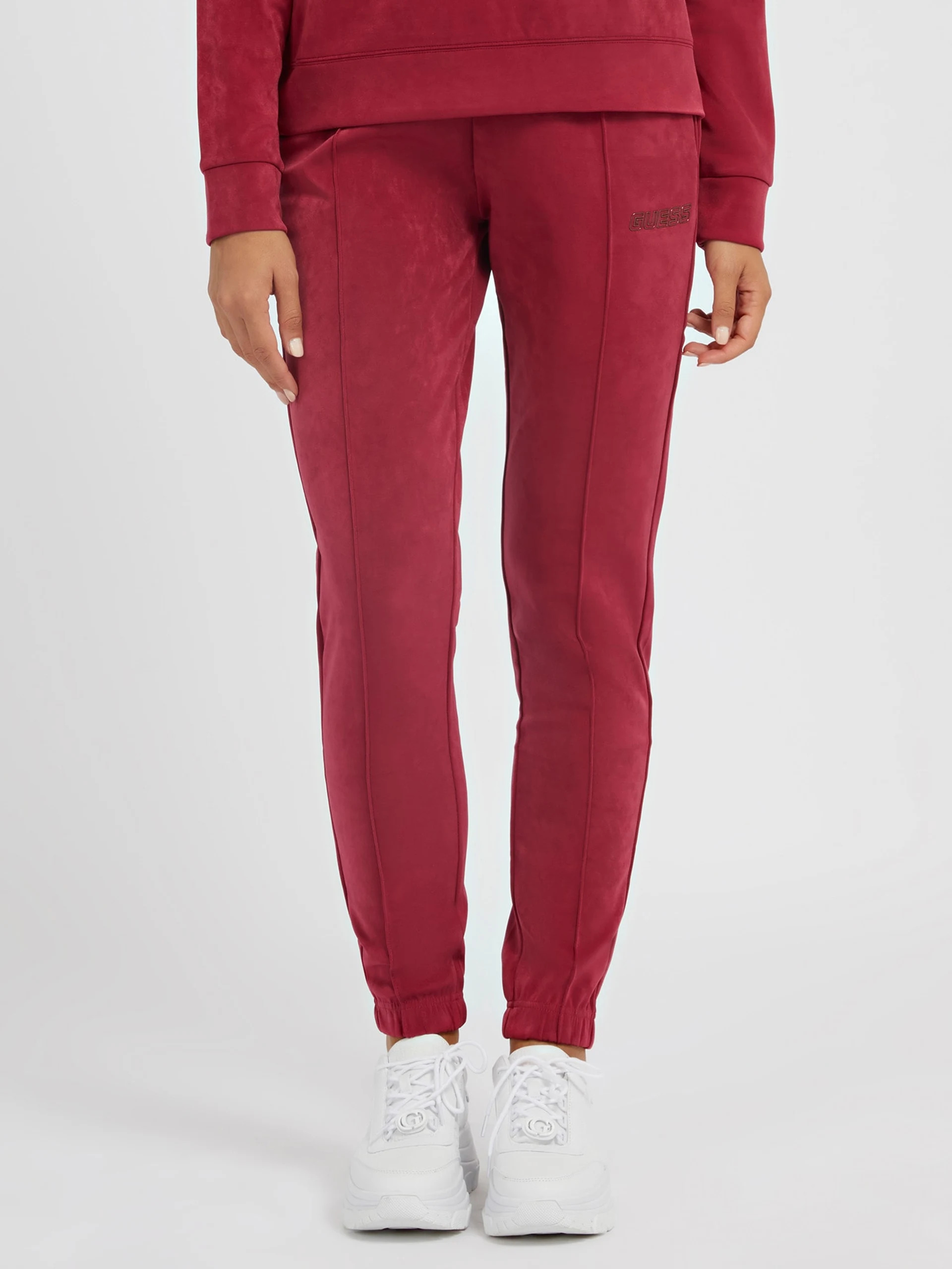 Dámské teplákové kalhoty Guess Euphemia V2BB03 vínové | vínová | XL