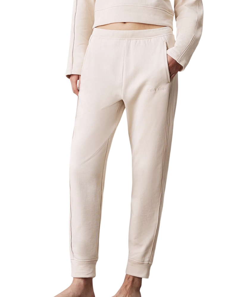 Dámské tepláky Calvin Klein QS7262E JOGGER | šampáň | L