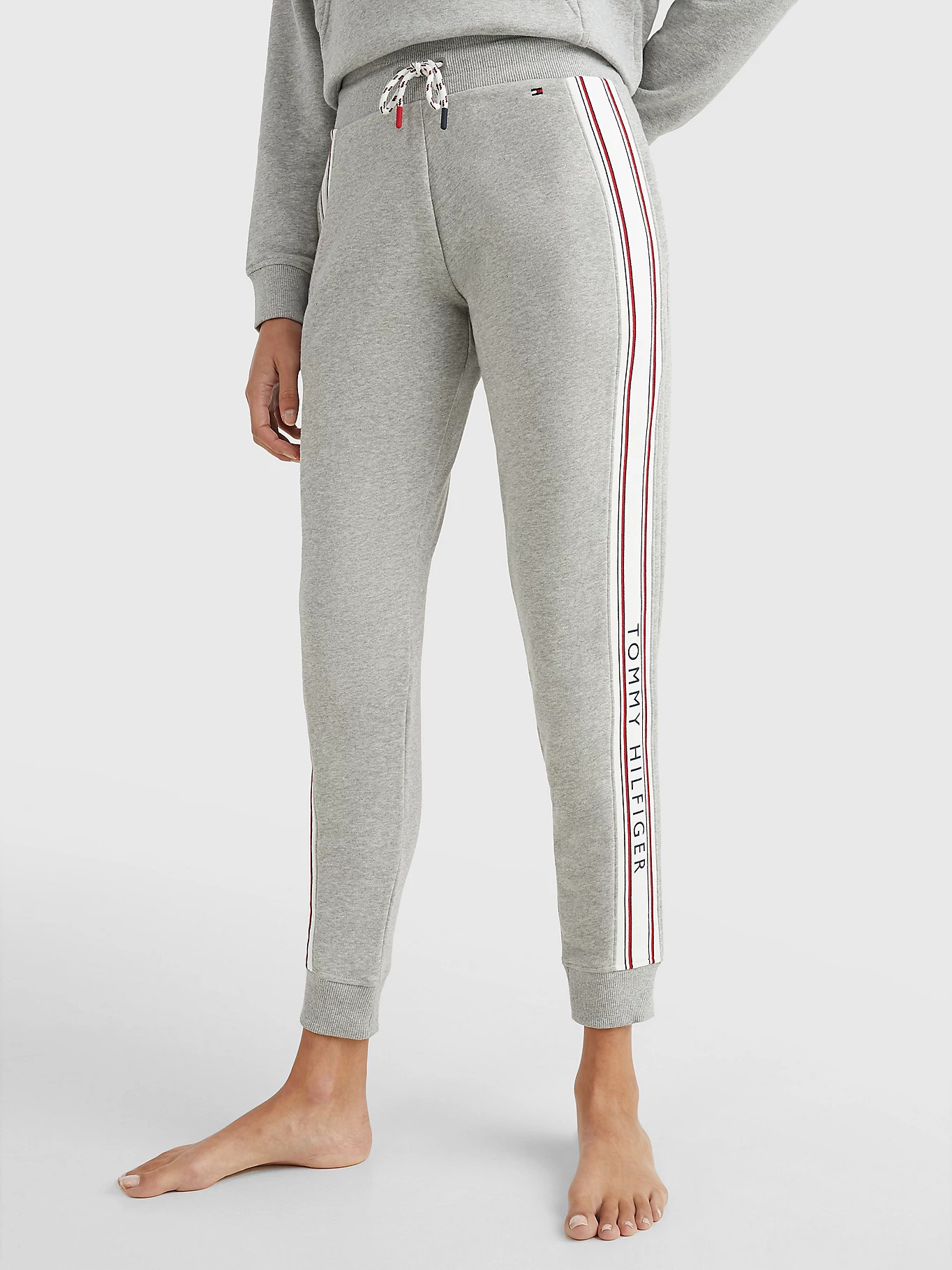Dámské tepláky Tommy Hilfiger UW0UW03596 šedé | šedá | S