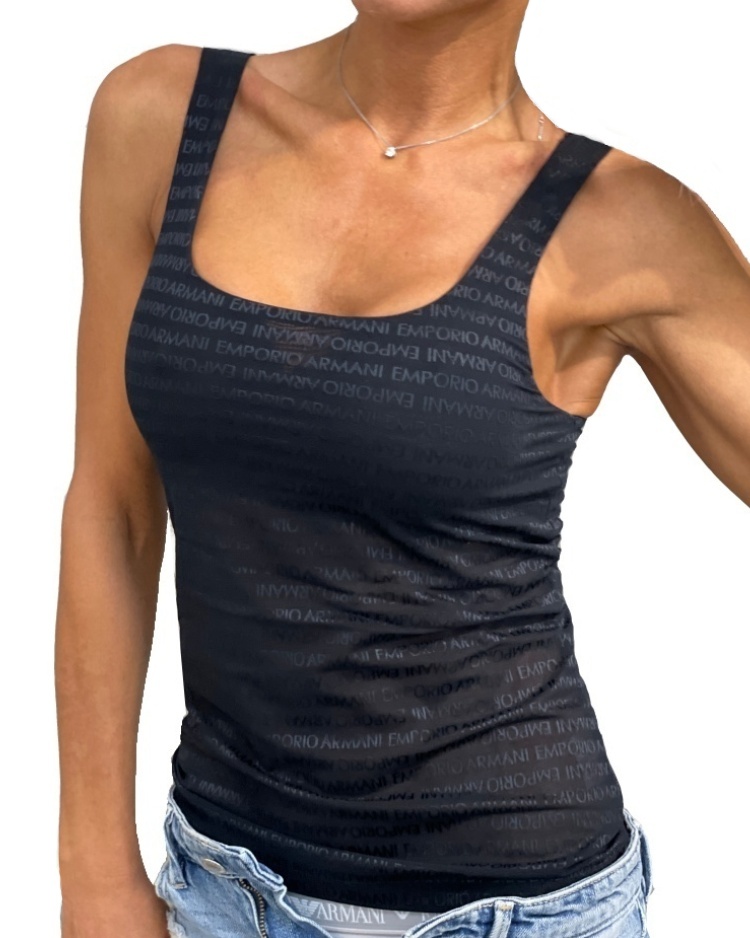 Levně Dámské tílko Emporio Armani 164775 3F204 černé