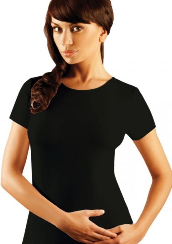 Dámské tričko Emili Vivien černé | černá | 3XL