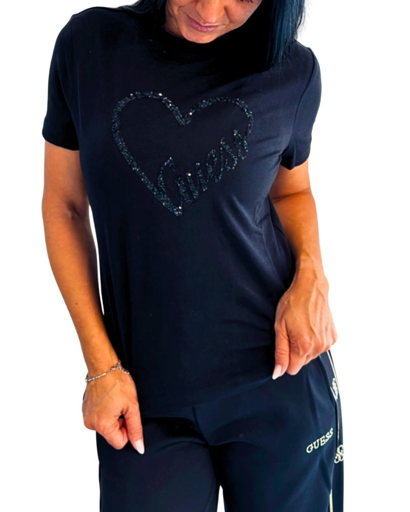 Levně Dámské tričko Guess LOVE V5BI13