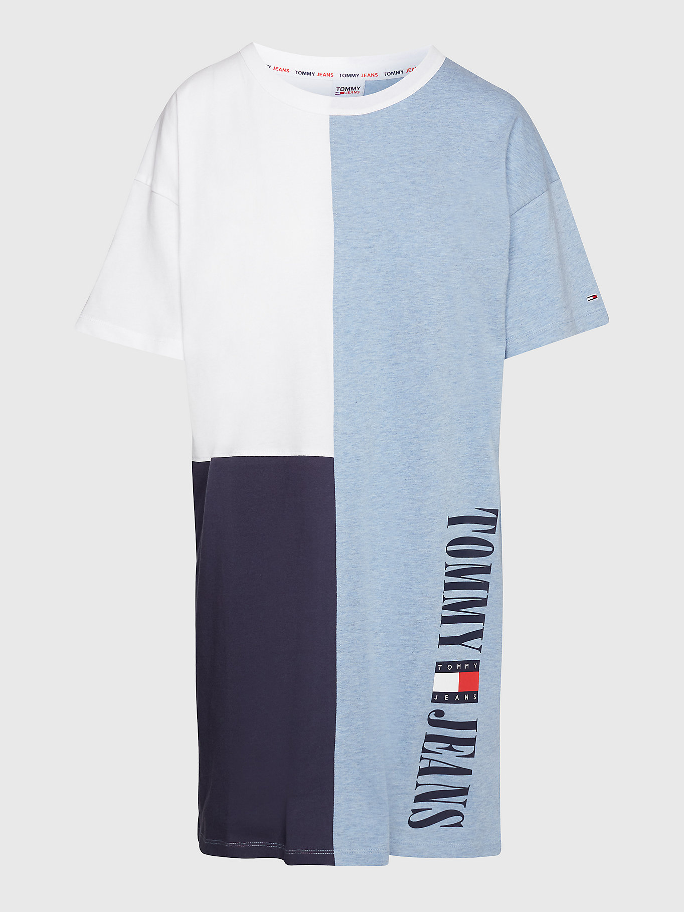 Levně Dámské tričkové šaty Tommy Hilfiger UW0UW04515
