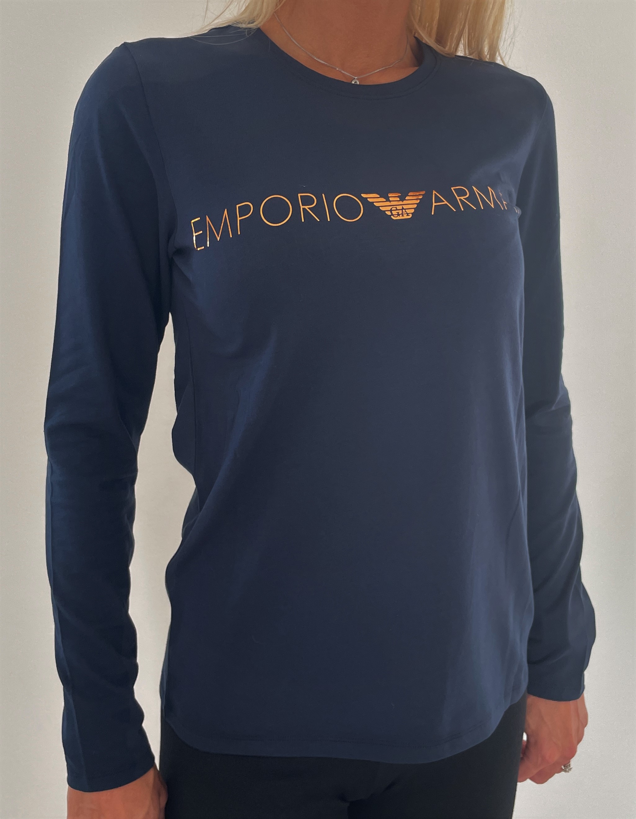 Levně Dámské triko Emporio Armani 164273 2F225 modré