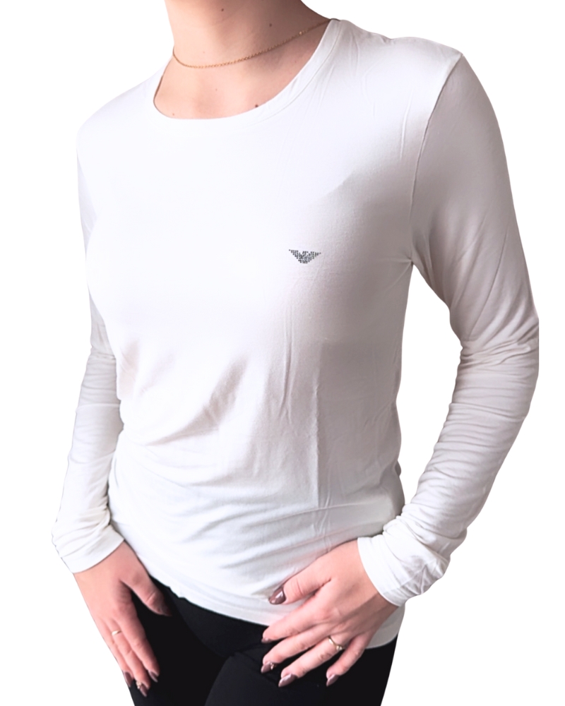 Levně Dámské triko Emporio Armani EW001911 AF10889 bílá