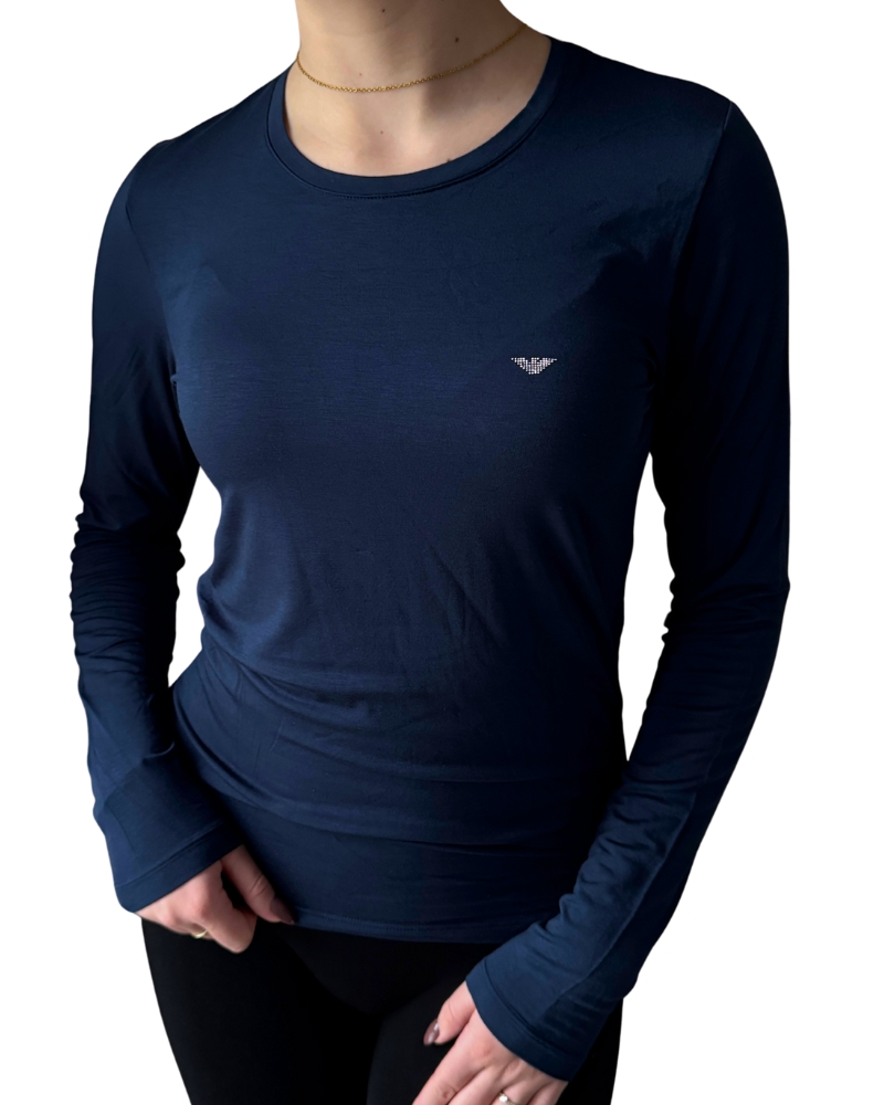 Dámské triko Emporio Armani EW001911 AF10889 modrá | modrá | L