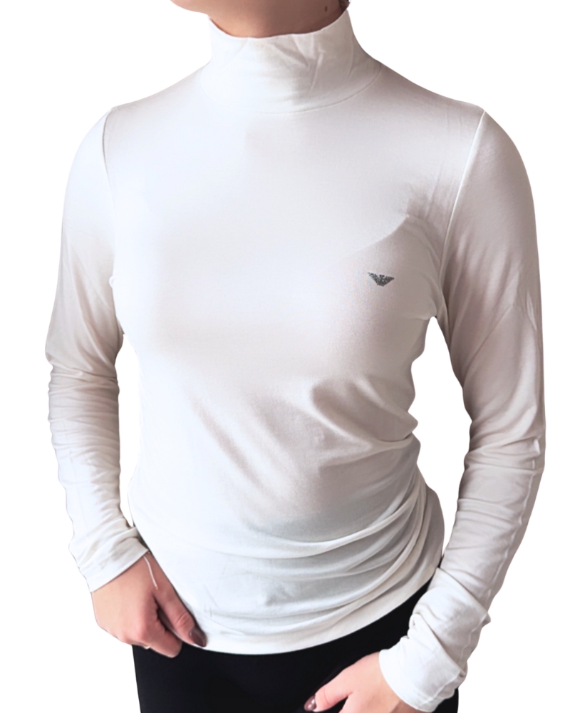 Dámské triko Emporio Armani EW002039 AF15361 | šampáň | L