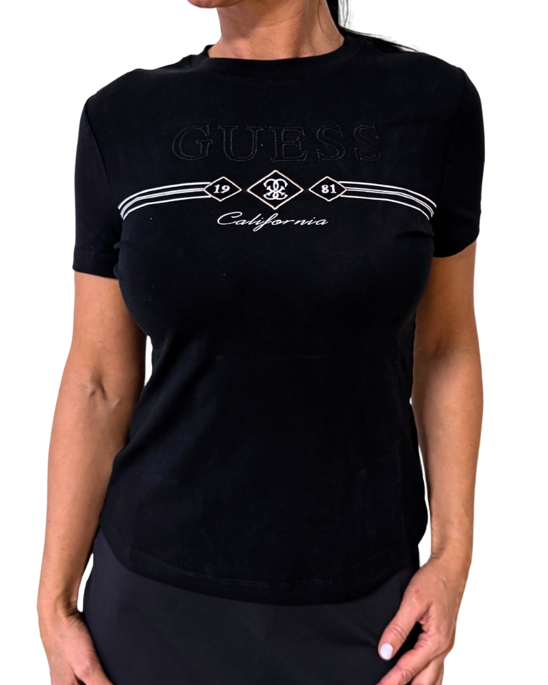 Dámské triko GUESS Febe V6GI06 | černá | L