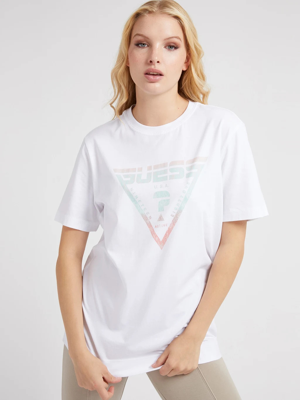 Levně Dámské triko Guess V2RI01 JULIE