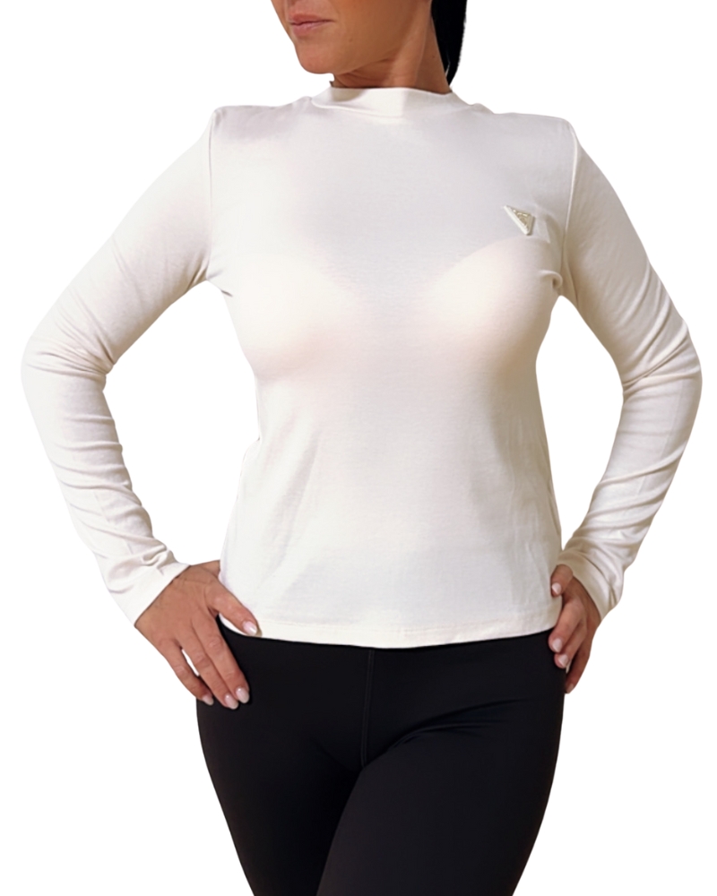 Dámské triko Guess V6RI00 | šampáň | L