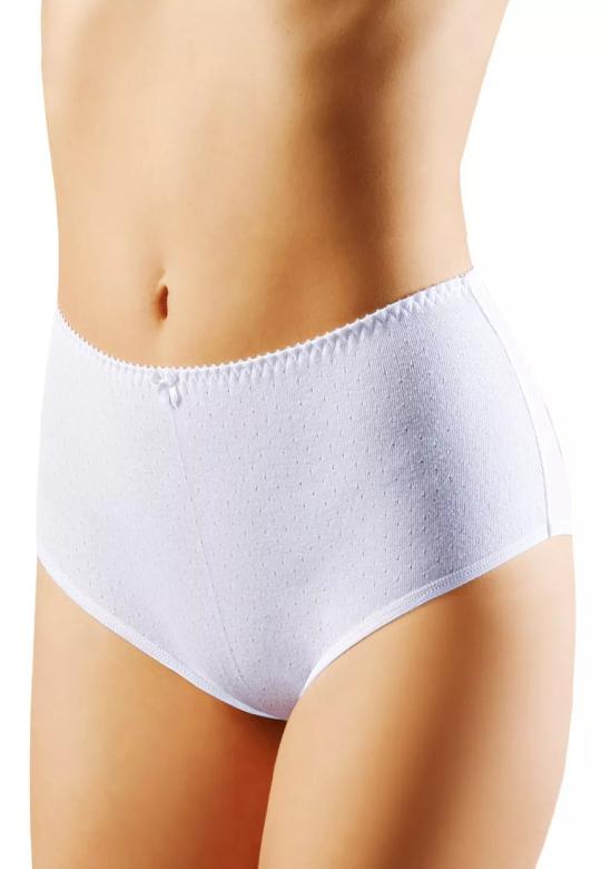 Dámské vyšší kalhotky Crema EMILI | bílá | XXL
