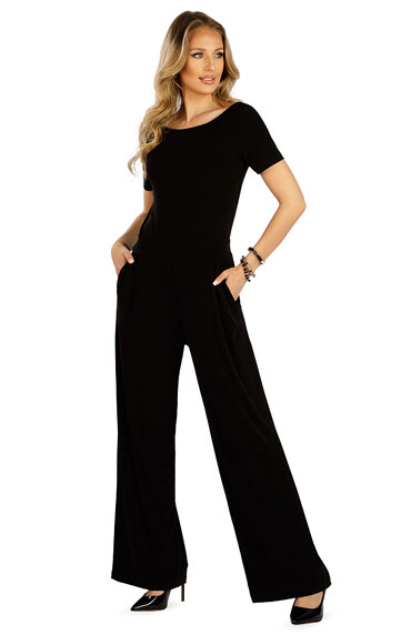 Levně Dámský elegantní černý overal Litex 7E114