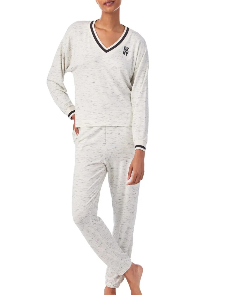 Dámský komplet DKNY Falls Finest YI90020 | šedá | L