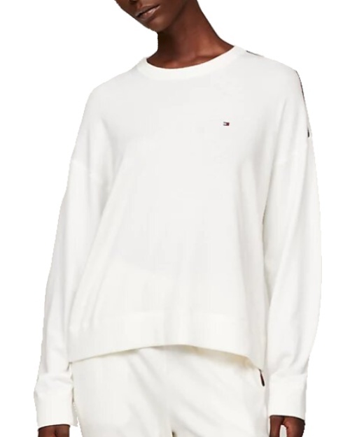 Levně Dámský svetr Tommy Hilfiger W0UW04781 šampáňo