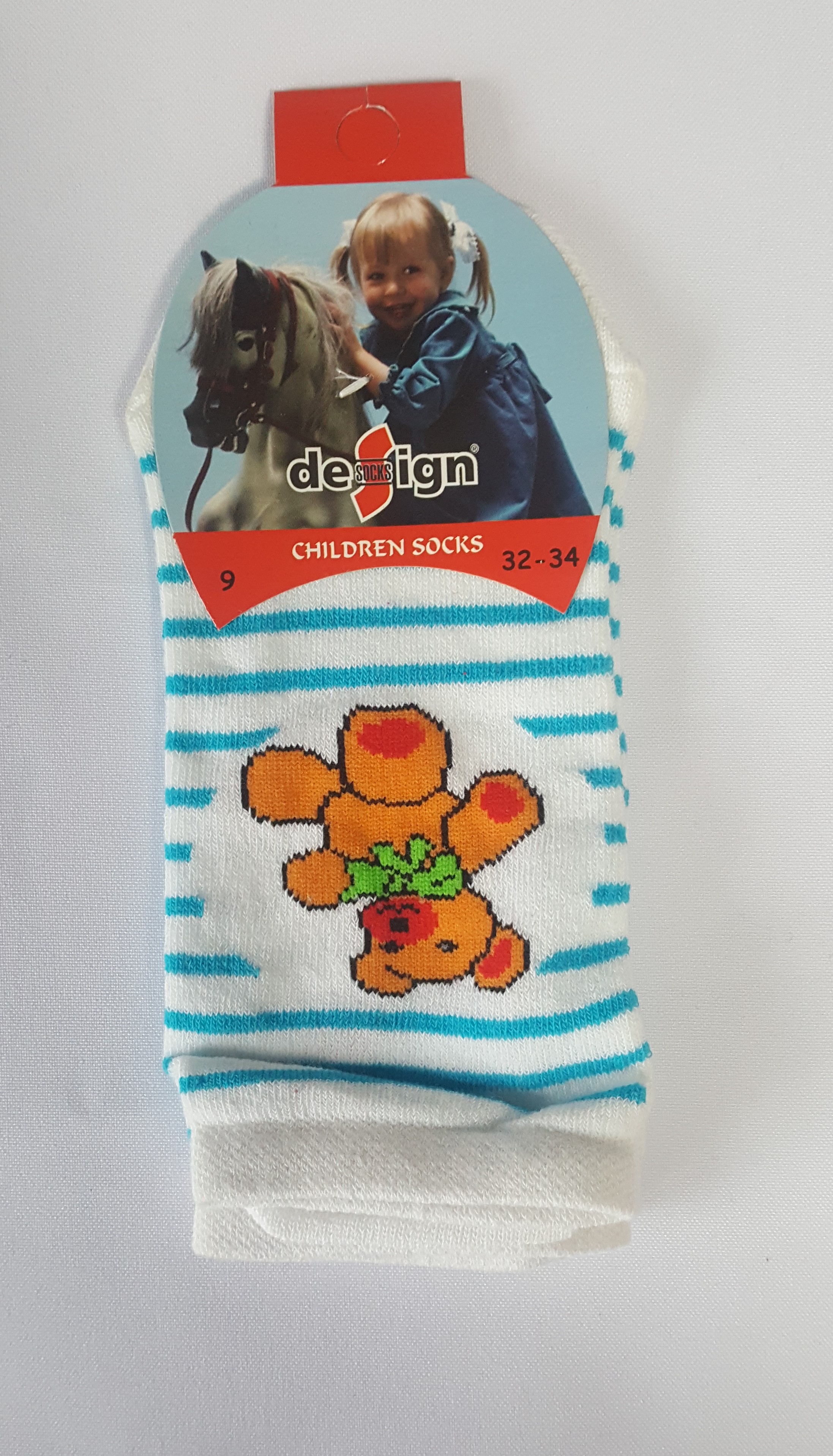 Levně Dětské kotníkové ponožky Design Socks medvídek