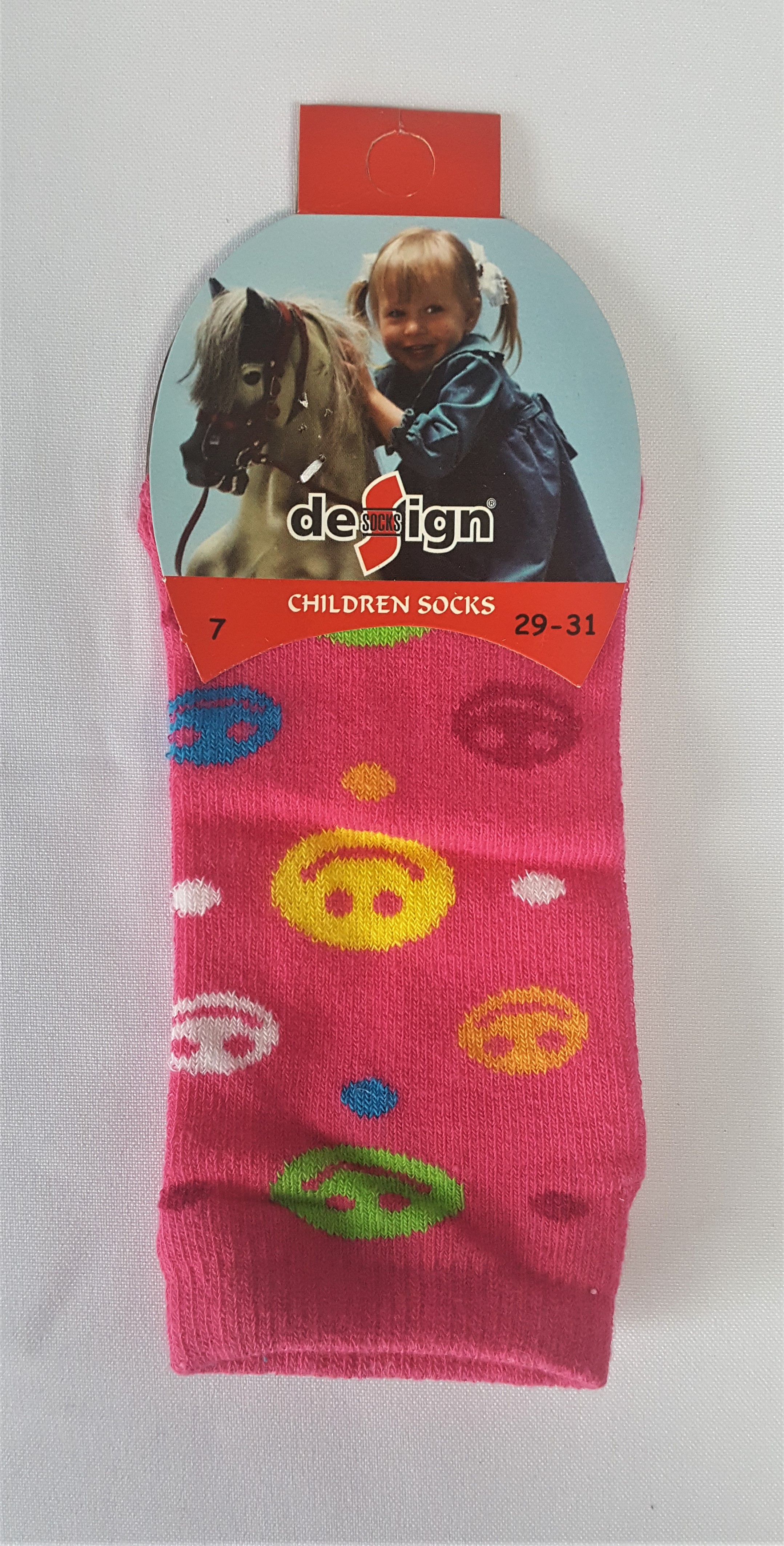 Levně Dětské kotníkové ponožky Design Socks smile