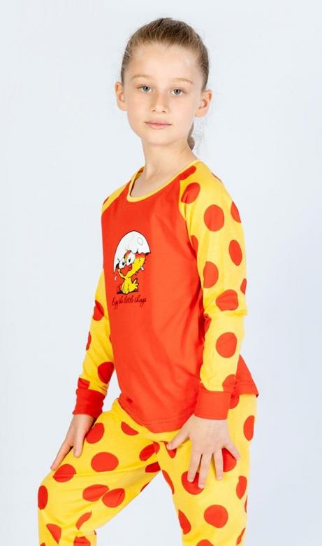 Levně Dětské pyžamo dlouhé Vienetta Secret Kuře