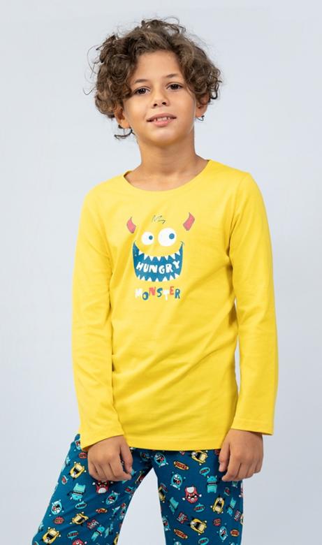 Dětské pyžamo dlouhé vienetta Secret Monster