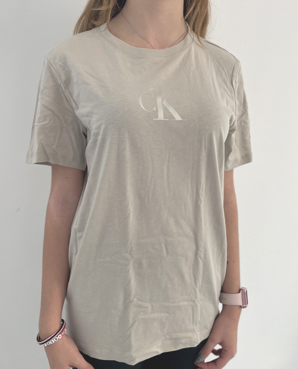 Dětské triko Calvin Klein B700408 béžová