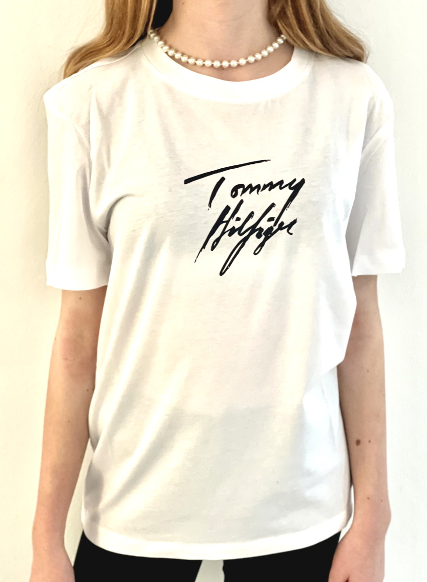 Levně Dětské triko Tommy Hilfiger UB0UB00296