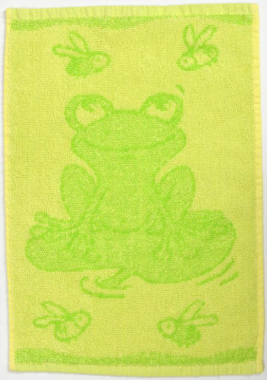 Levně Dětský ručník Frog green 30x50 cm