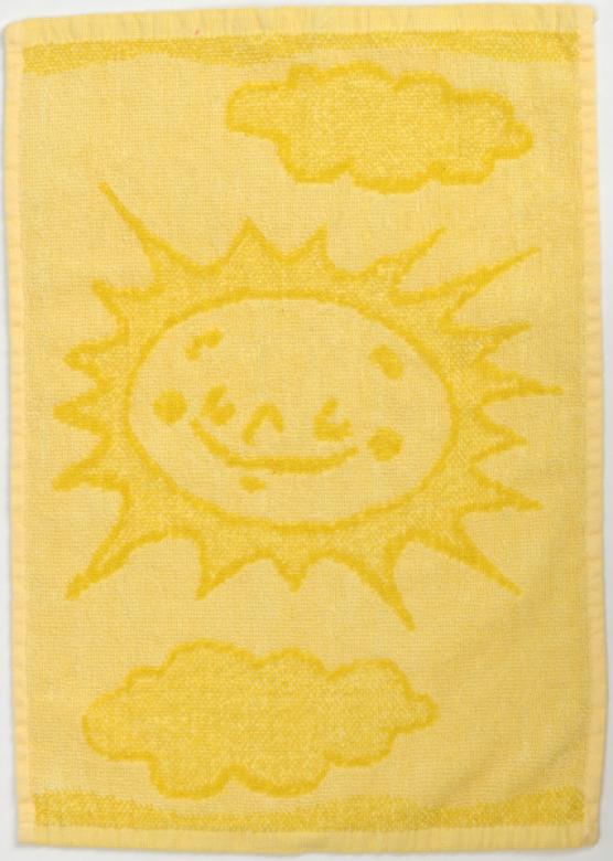 Levně Dětský ručník Sun yellow 30x50 cm