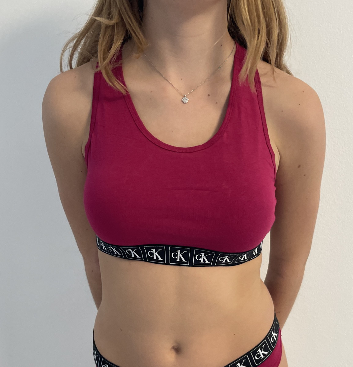 Dívčí braletka Calvin Klein G800591 červená