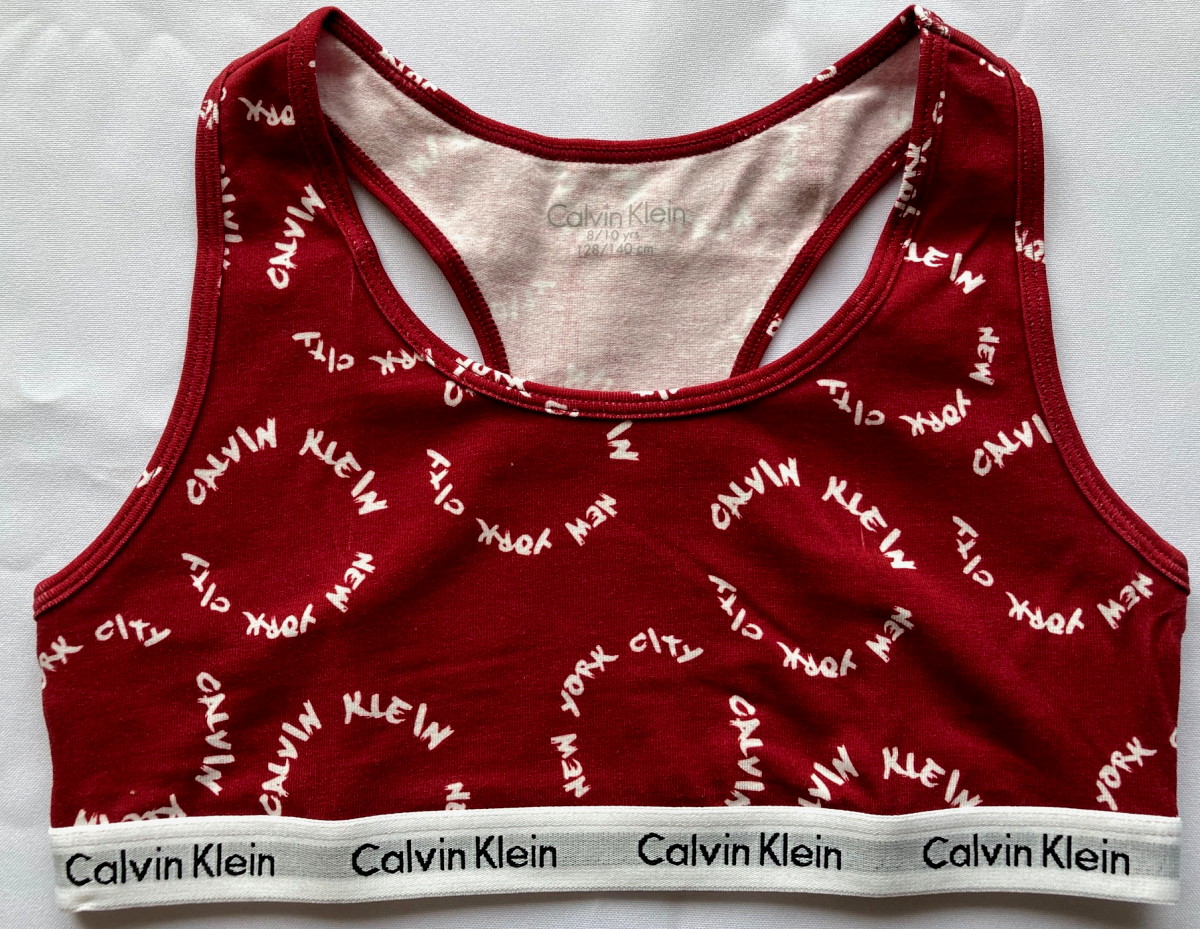 Levně Dívčí podprsenka Calvin Klein G800357 tisk - braletka