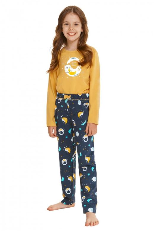 Levně Dívčí pyžamo Taro 2615 Sarah žluté