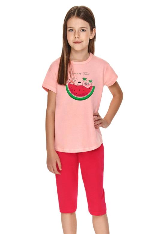 Levně Dívčí pyžamo Taro 2710 Valentina růžové