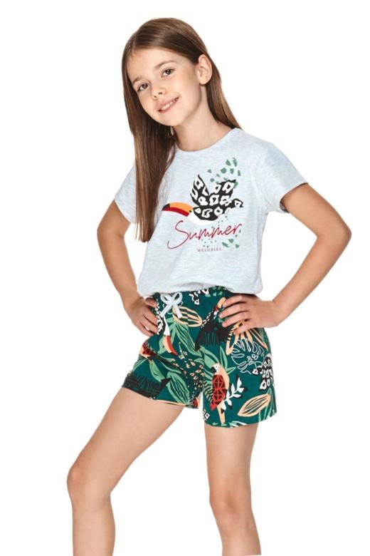 Dívčí pyžamo Taro 2711 Sonia šedé | šedá | 110