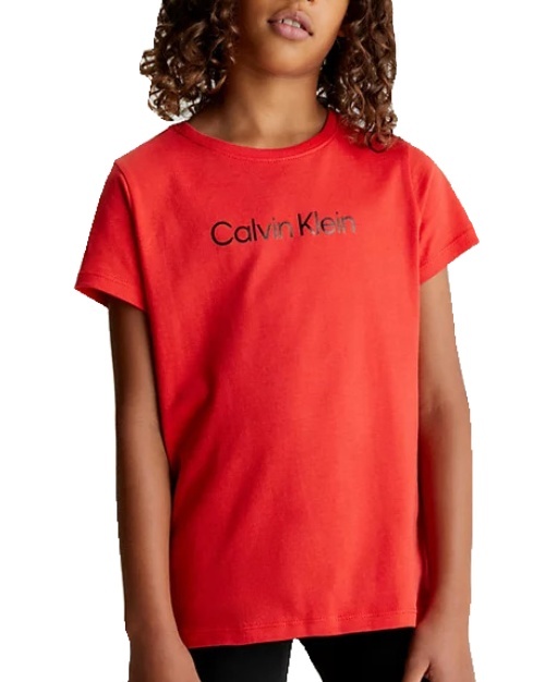 Levně Dívčí triko Calvin Klein G80G800657 červené