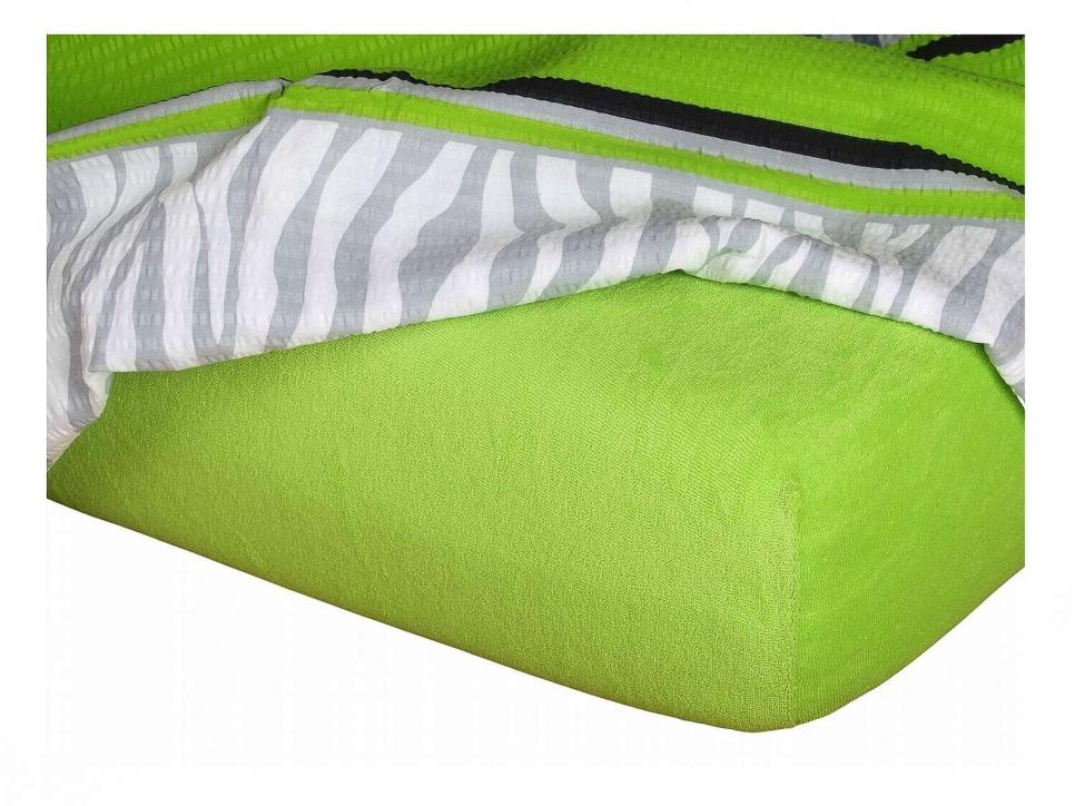 Levně Froté prostěradlo kiwi