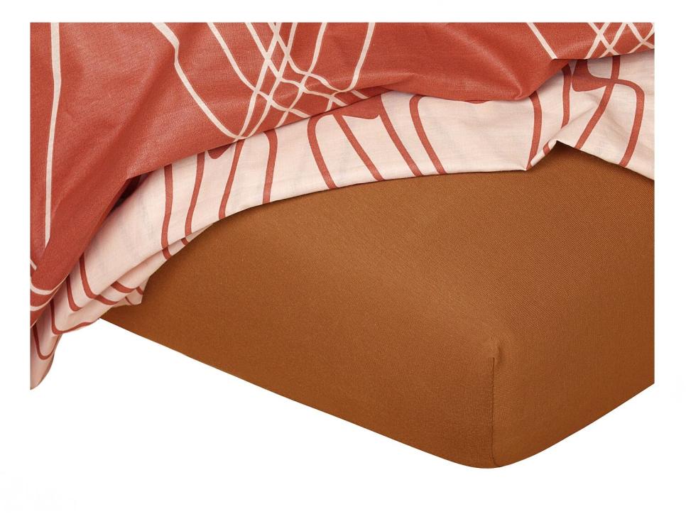 Levně Jersey prostěradlo nugát