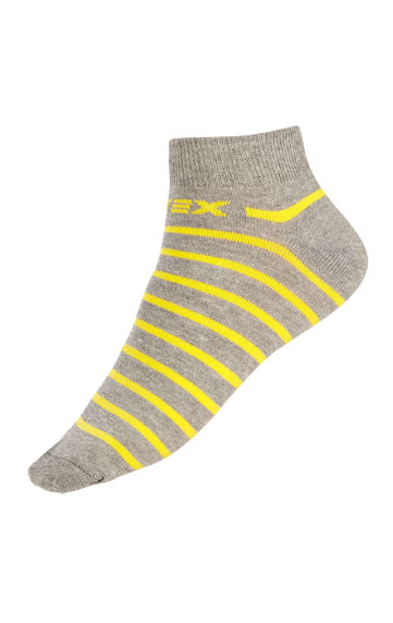 Levně Dámské šedé nízké ponožky Litex 9A023