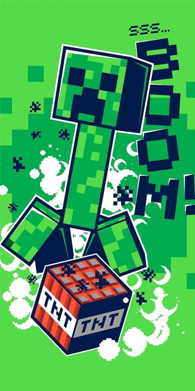 Levně Osuška Minecraft Boom